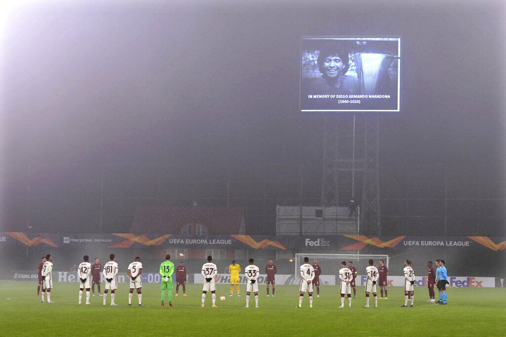 APTOPIX Romania Soccer Europa League